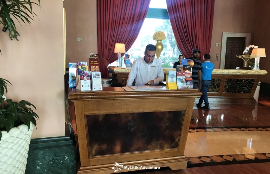 Atlantis the Palm Hotel reception