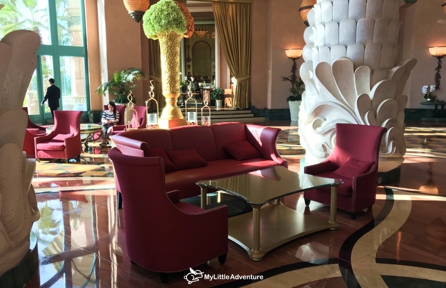 Atlantis the Palm Hotel lobby
