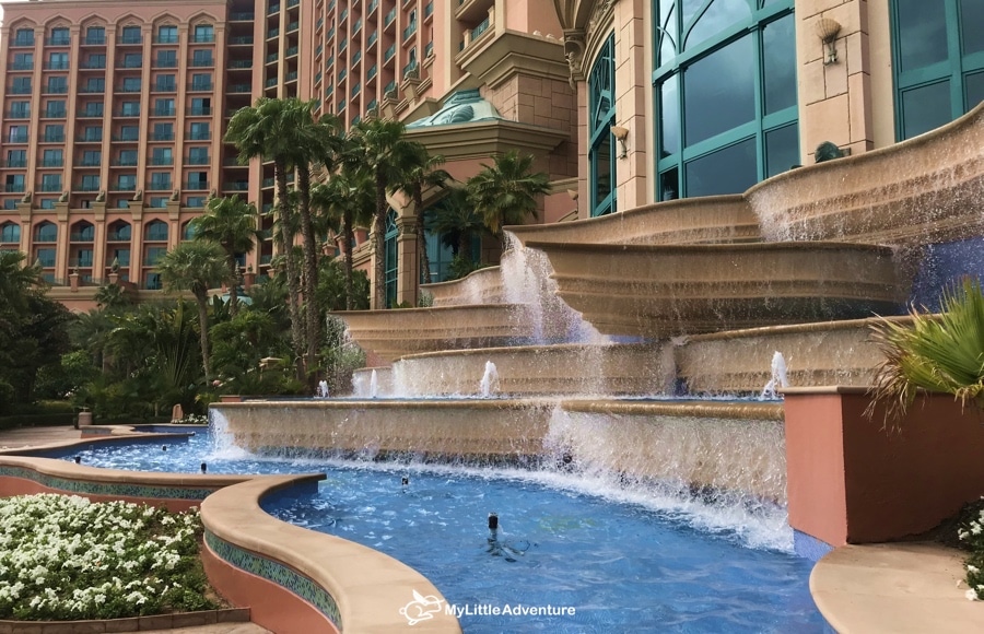 Atlantis The Palm fountains