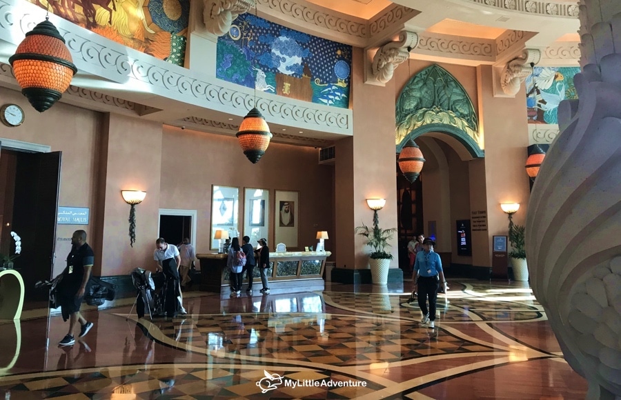Atlantis the Palm Hotel lobby