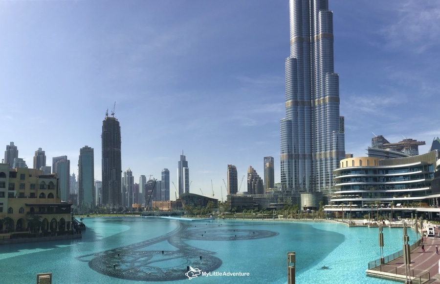 view from the burj park