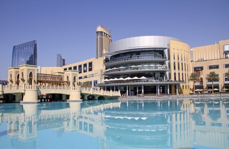 Dubai Mall from the outside