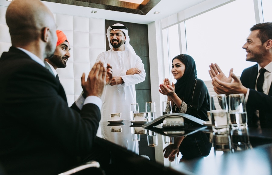 People in Dubai