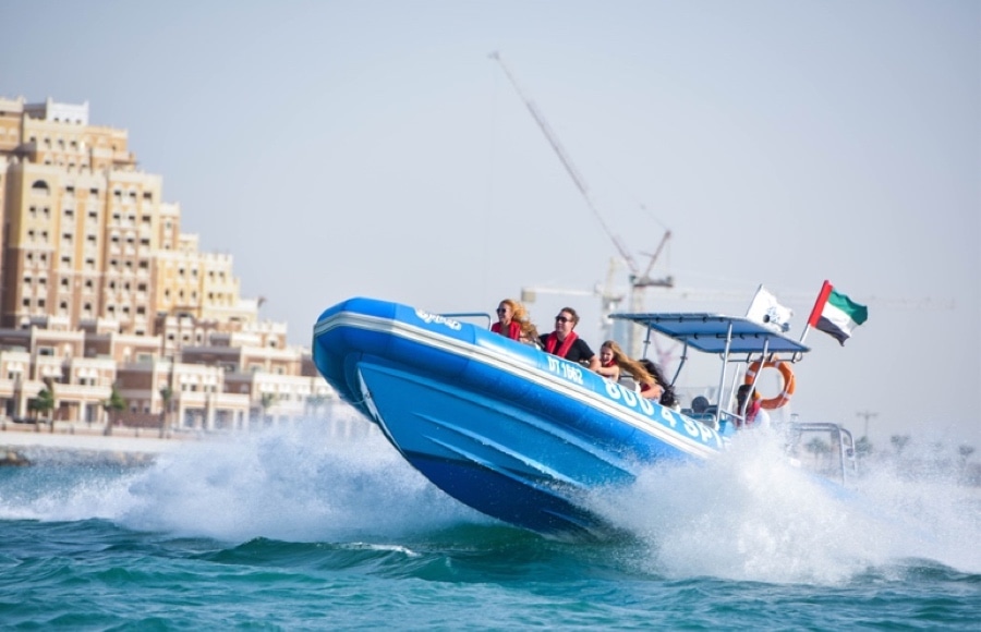 Speedboat tour in Dubai