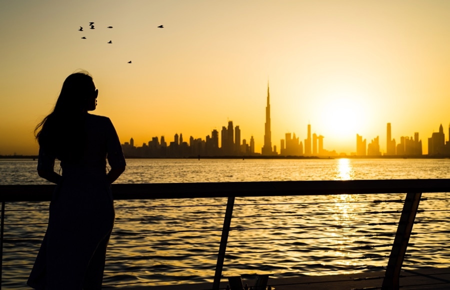 Sunset in Dubai