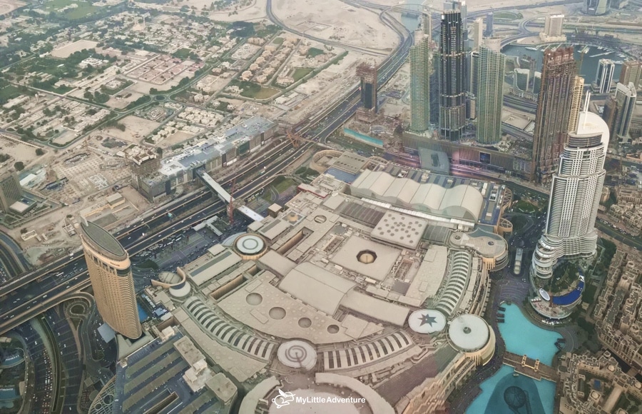 Burj Khalifa 148th floor view