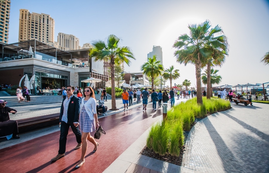 People in Dubai