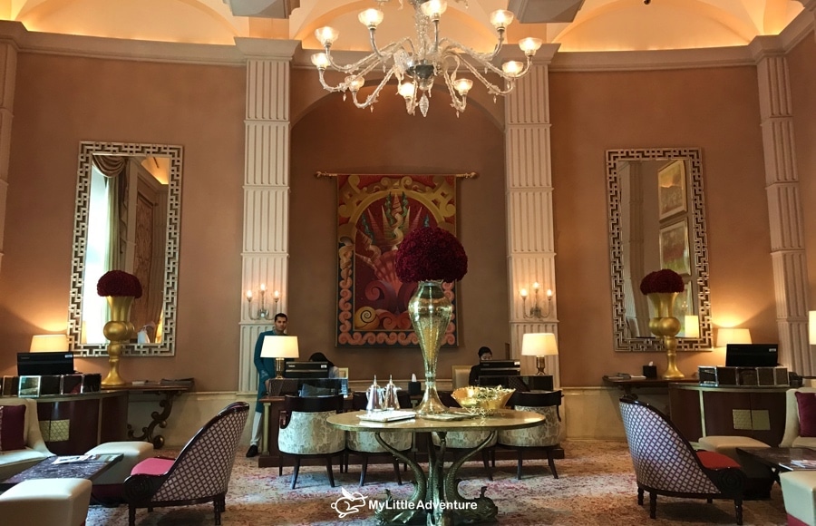 Atlantis the Palm Hotel lobby