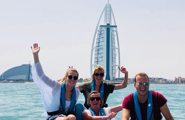 speedboat tour in Dubai