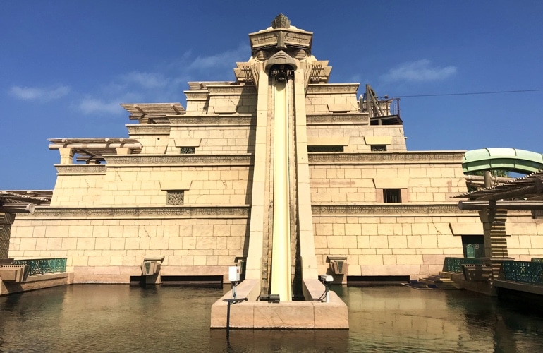 The leap of faith water slide