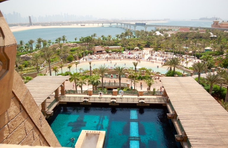 dubai waterpark view